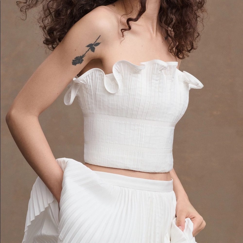 Amur Oriel Top in Ivory Size 2